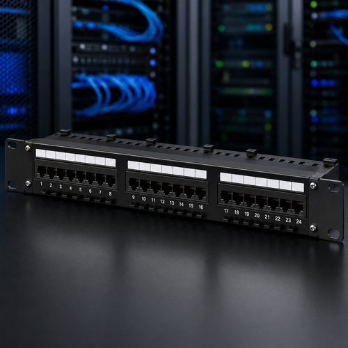 NETCON Cat6A Patch Panel